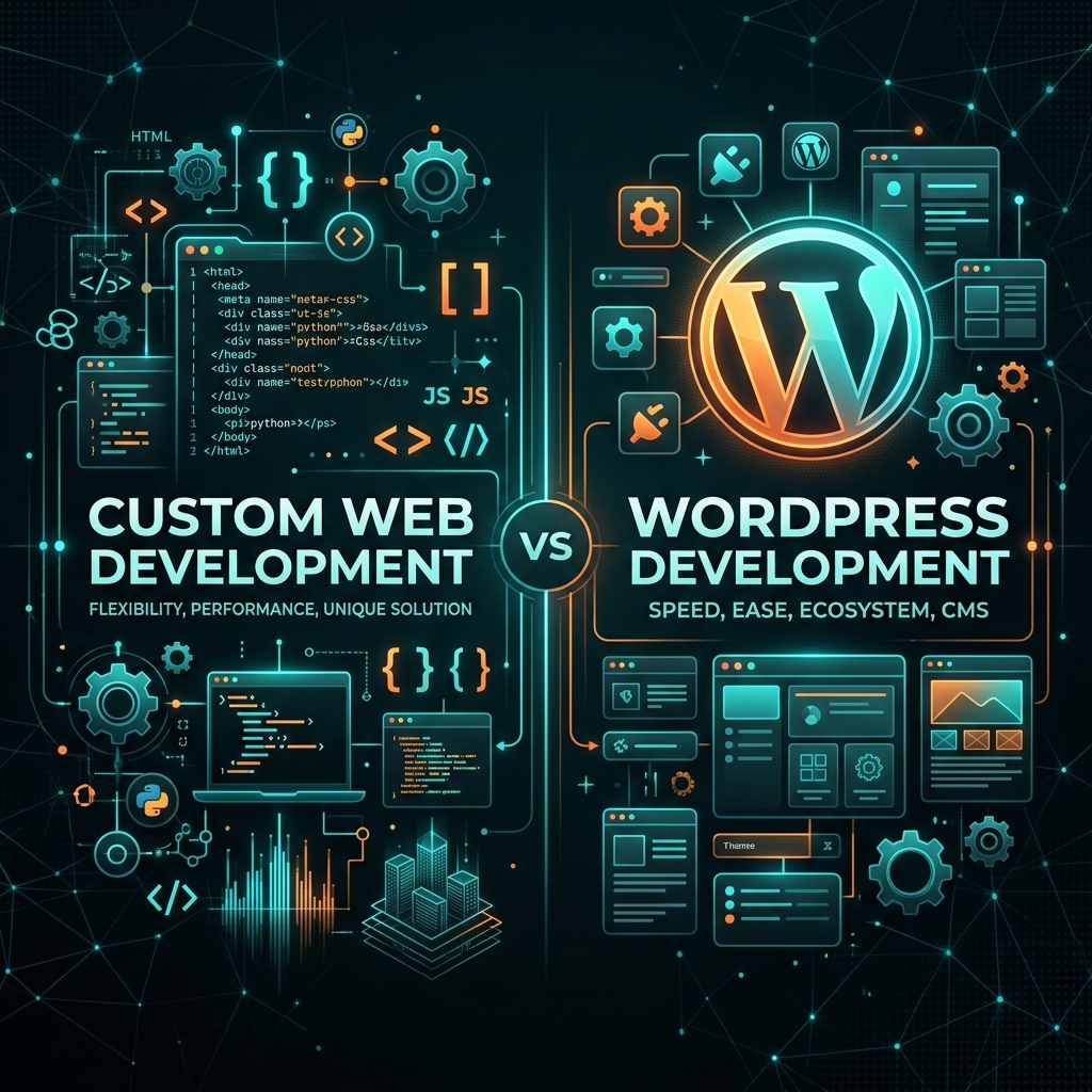 Custom Web Development vs WordPress Development 2026 Guide